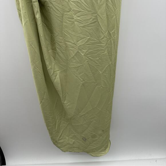 RTR Baobab Selma Grape Green Sleeveless Sarong Wrap Midi Dress Sz XS - Picture 5 of 11